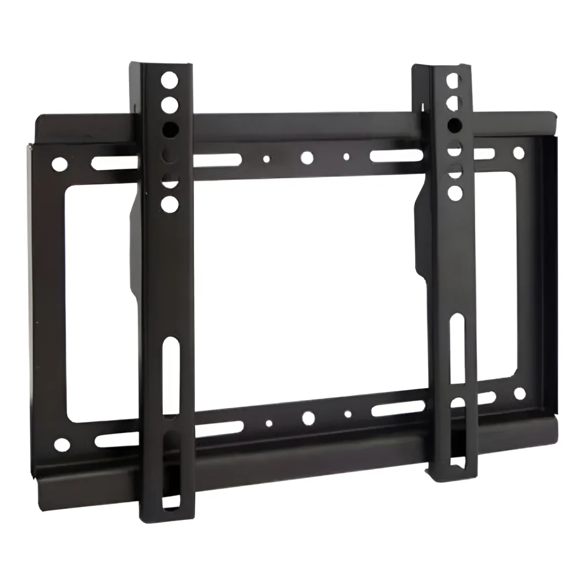 Soporte Fijo para TV de 14" a 42" – Resistente, Seguro y de Fácil Instalación Optimiza el espacio de tu hogar o negocio con el soporte fijo para TV de 14" a 42". Ideal para televisores LED, LCD y Plasma, este soporte te ofrece una sujeción segura, permitiéndote disfrutar de tus series y películas favoritas con la mejor vista. Su instalación es sencilla, gracias a que incluye todos los tornillos y tarugos necesarios. Además, cumple con los estándares VESA, lo que asegura que se adapte a la mayoría de televisores del mercado.